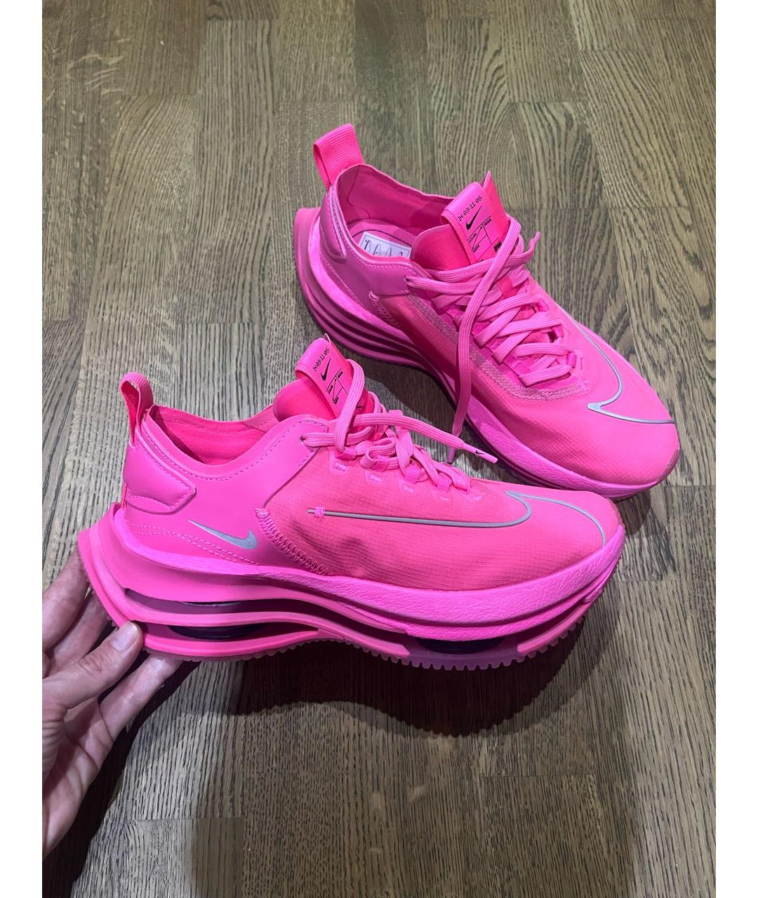 NIKE Розовые синтетические кроссовки, фото 9