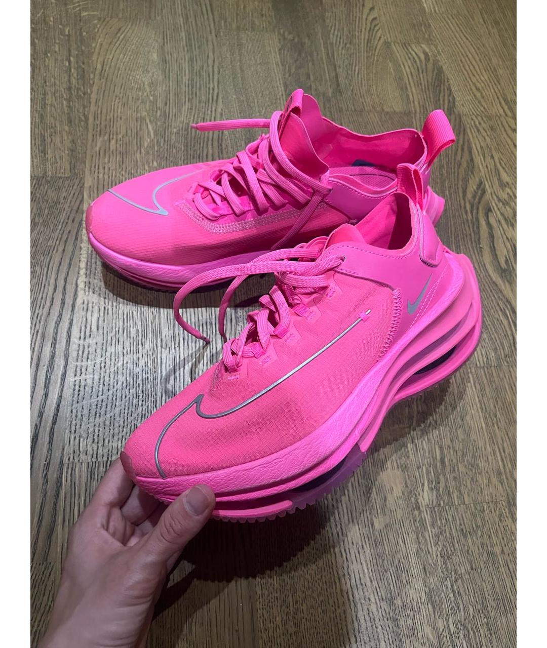 NIKE Розовые синтетические кроссовки, фото 2
