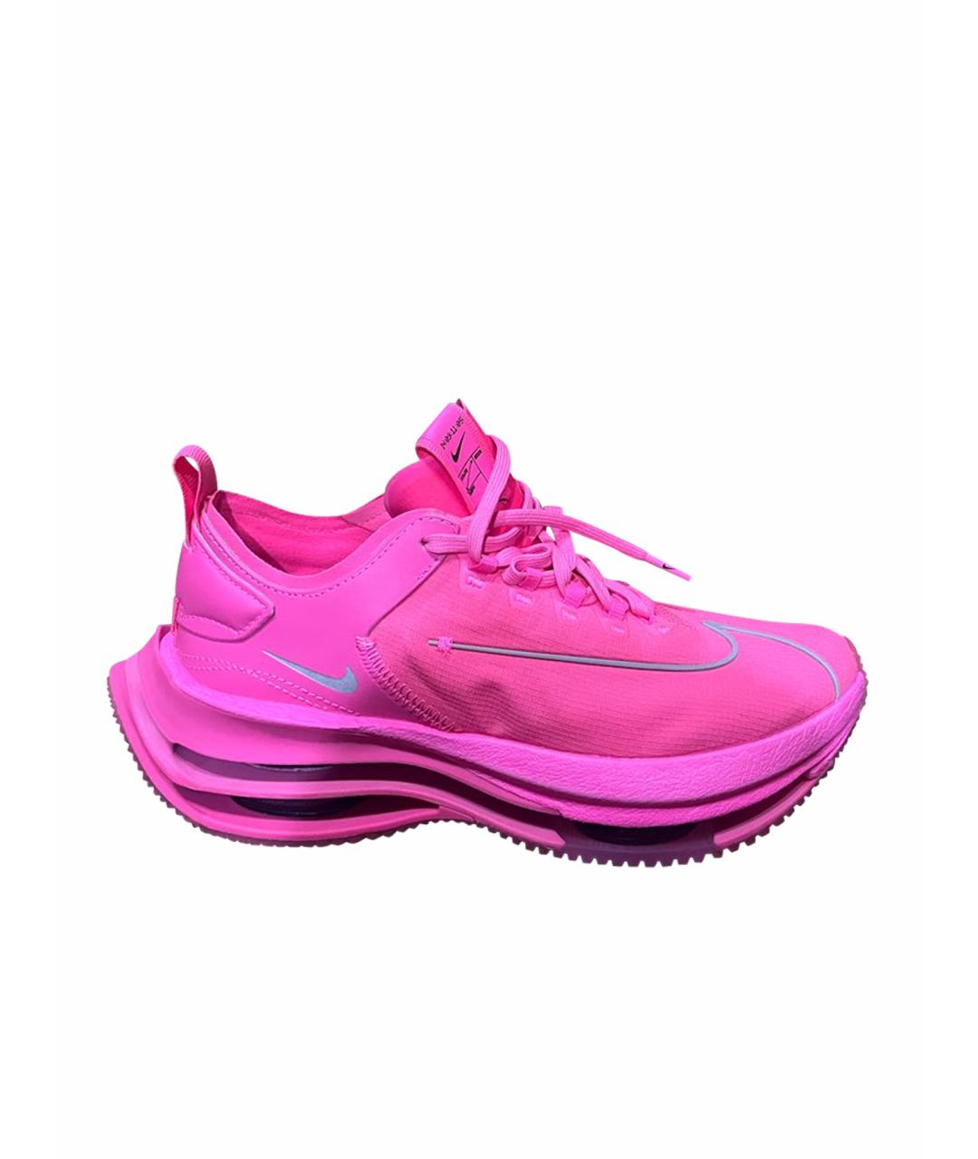 NIKE Розовые синтетические кроссовки, фото 1