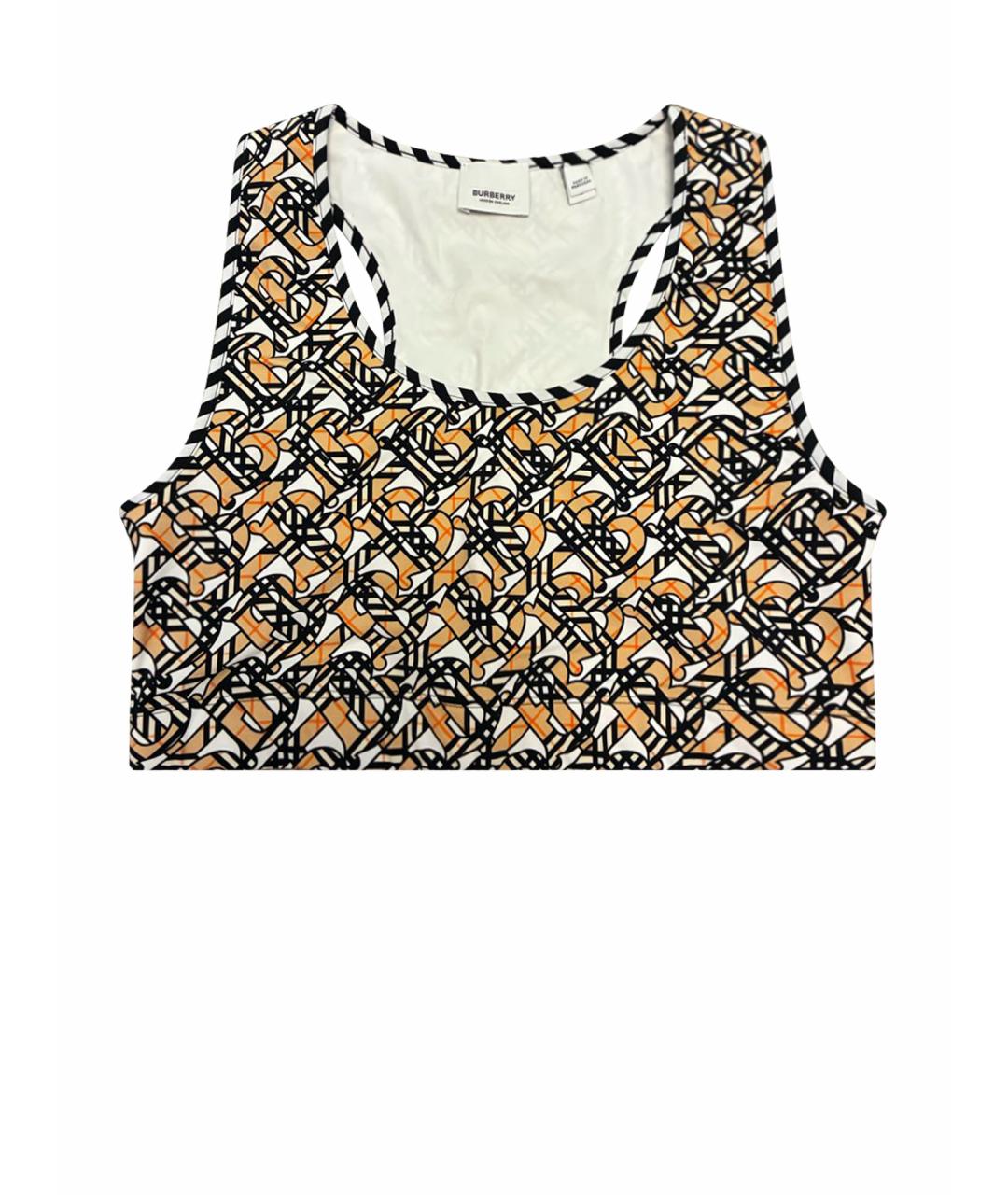 BURBERRY Коричневая майка, фото 1