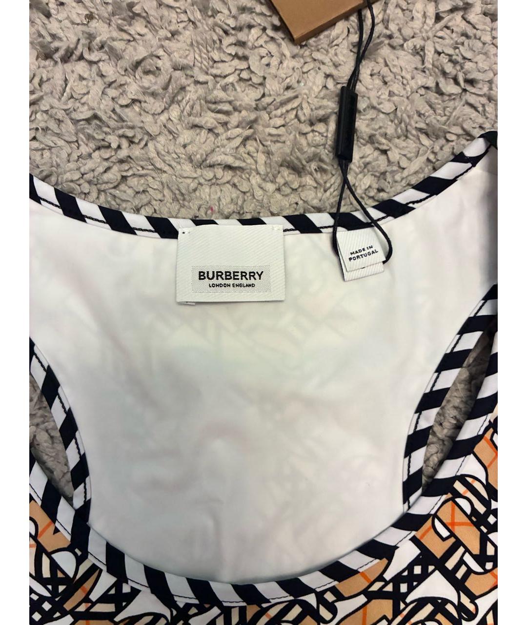 BURBERRY Коричневая майка, фото 4