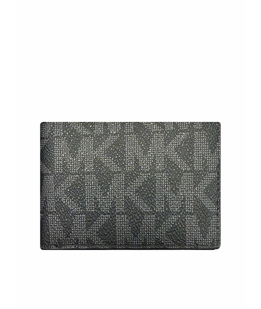 MICHAEL KORS Черный кожаный кошелек, фото 1