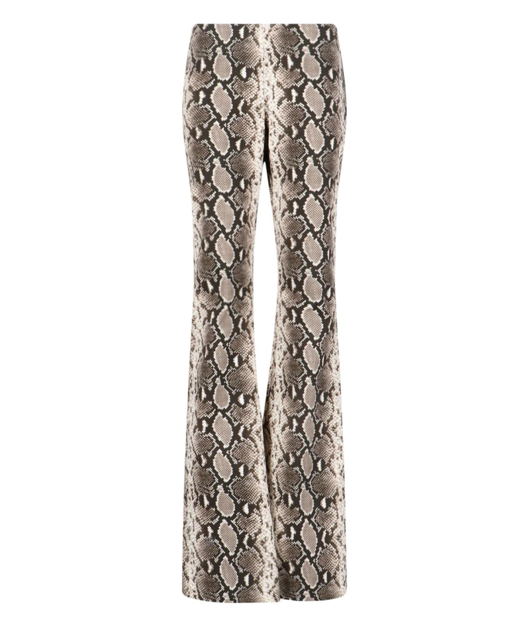 DURAN LANTIK Коричневые хлопковые прямые брюки, фото 1