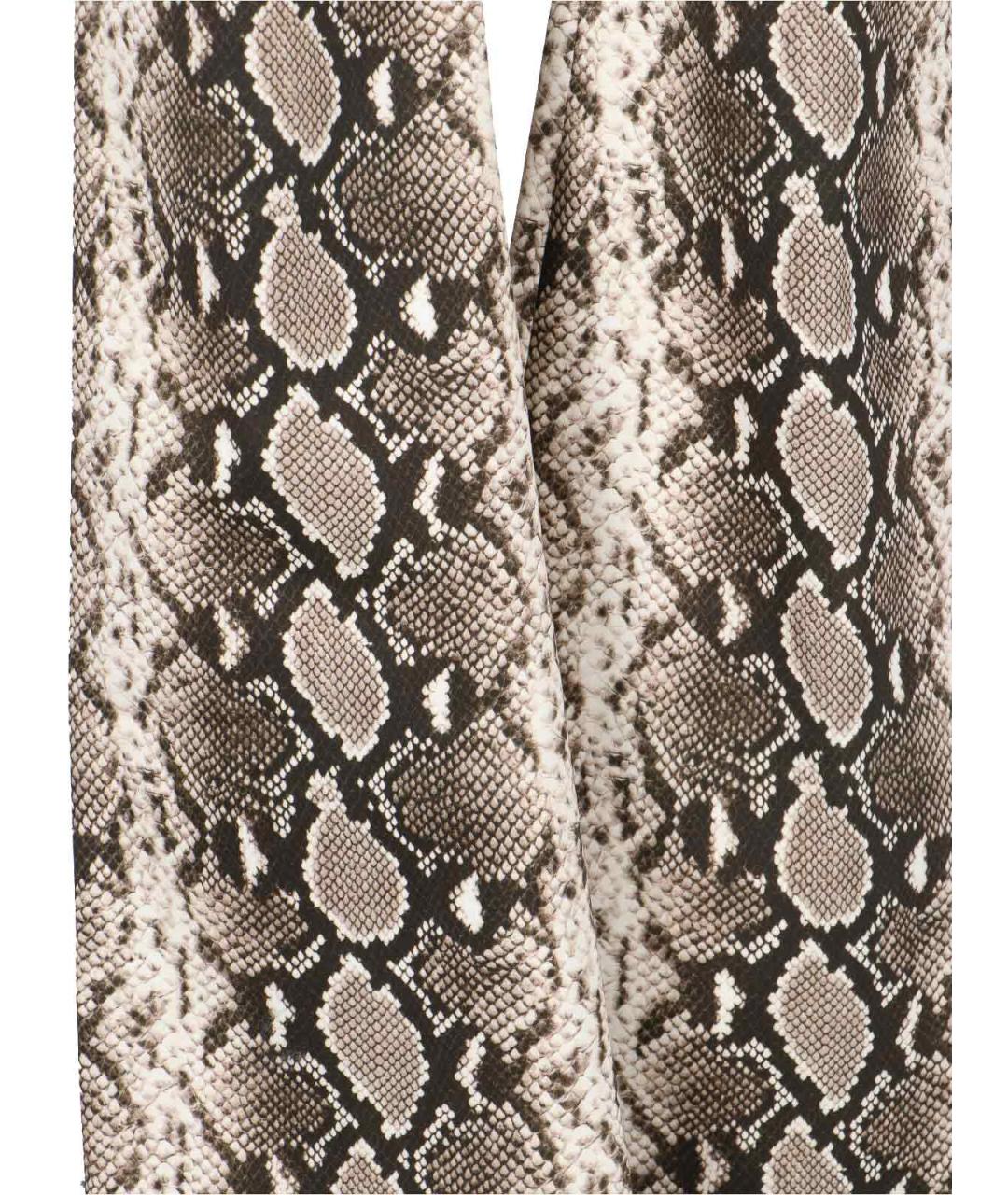 DURAN LANTIK Коричневые хлопковые прямые брюки, фото 5