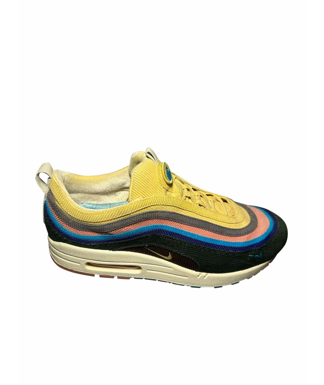 NIKE Мульти текстильные низкие кроссовки / кеды, фото 1