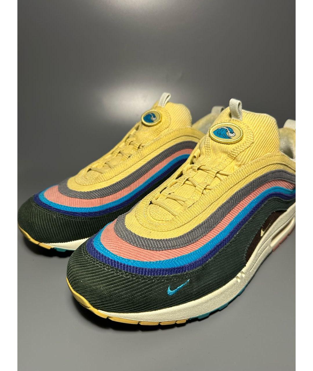 NIKE Мульти текстильные низкие кроссовки / кеды, фото 6