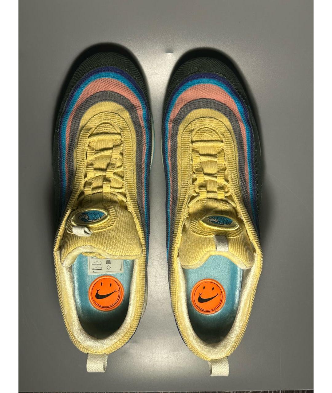 NIKE Мульти текстильные низкие кроссовки / кеды, фото 3