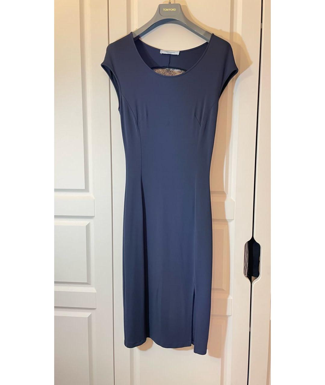 BLUMARINE Фиолетовое вечернее платье, фото 5