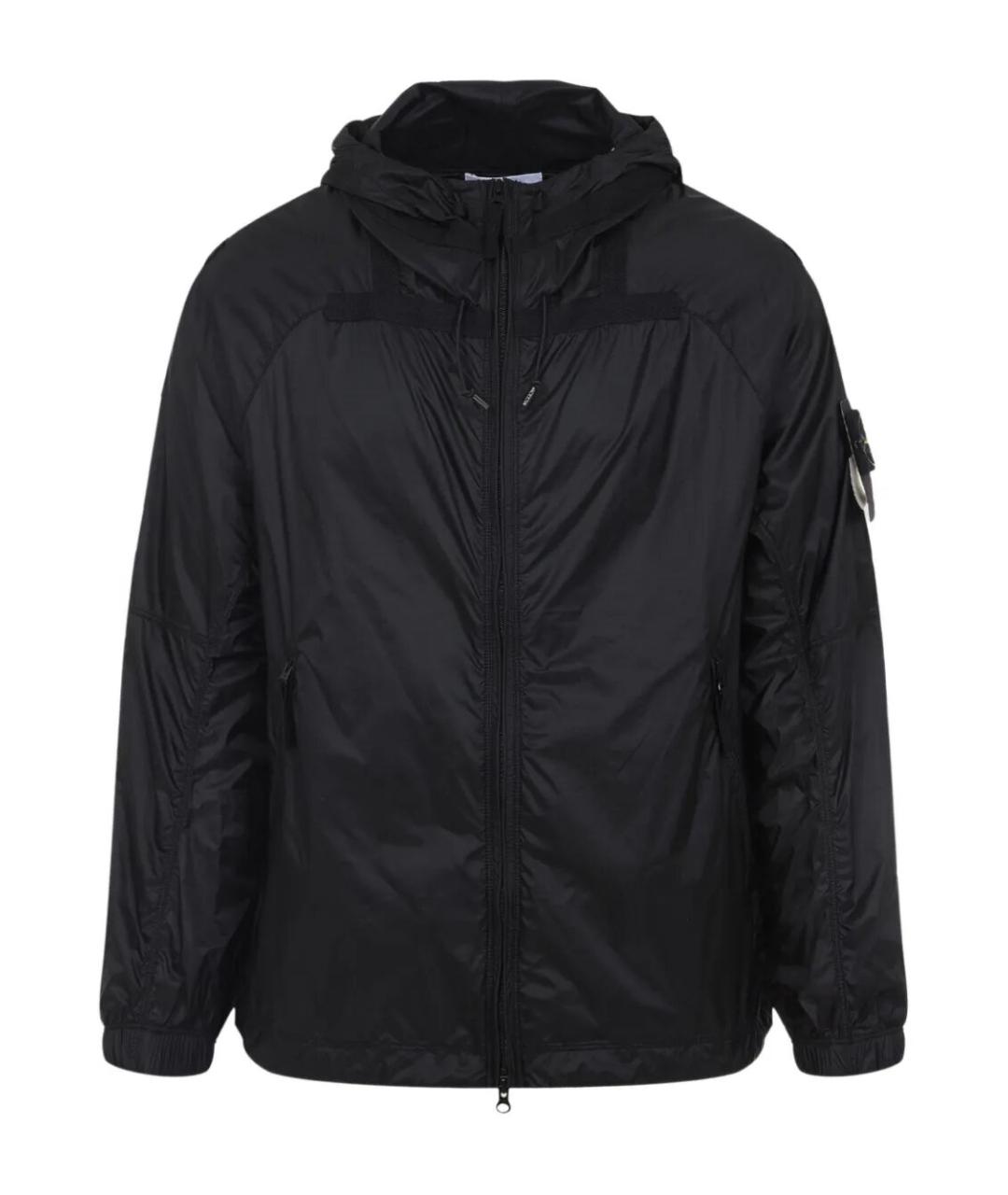 STONE ISLAND Черная полиамидовая куртка, фото 1