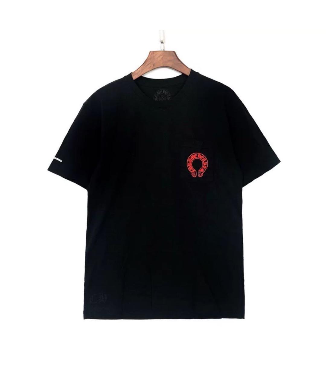 CHROME HEARTS Черная футболка, фото 1