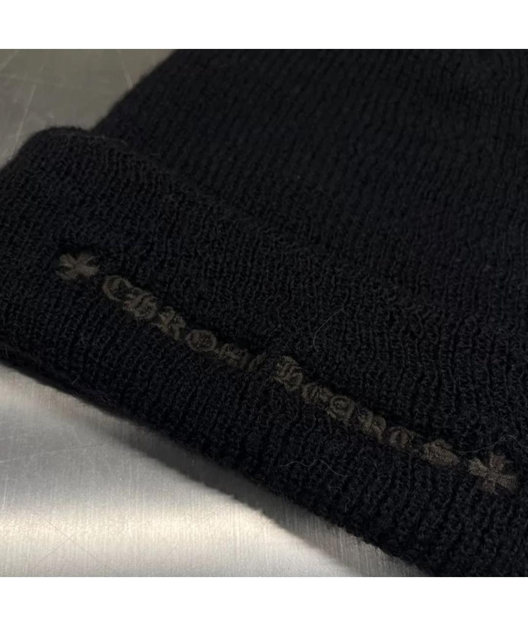 CHROME HEARTS Черная шапка, фото 4