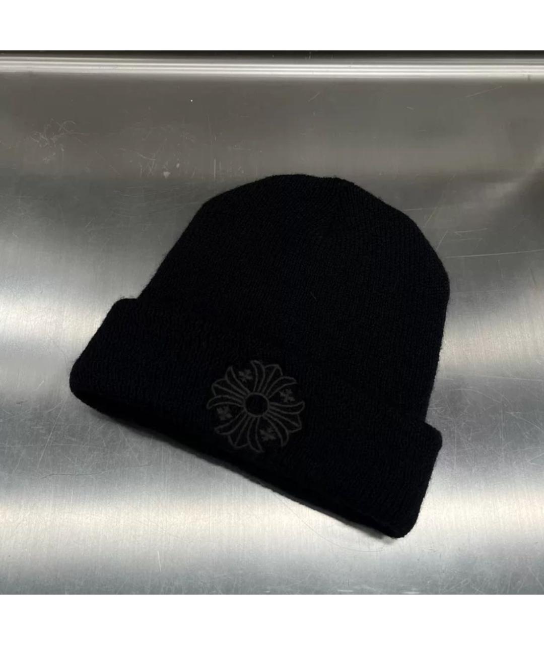 CHROME HEARTS Черная шапка, фото 5
