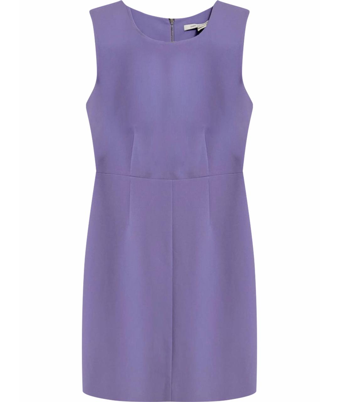 DIANE VON FURSTENBERG Фиолетовое коктейльное платье, фото 1
