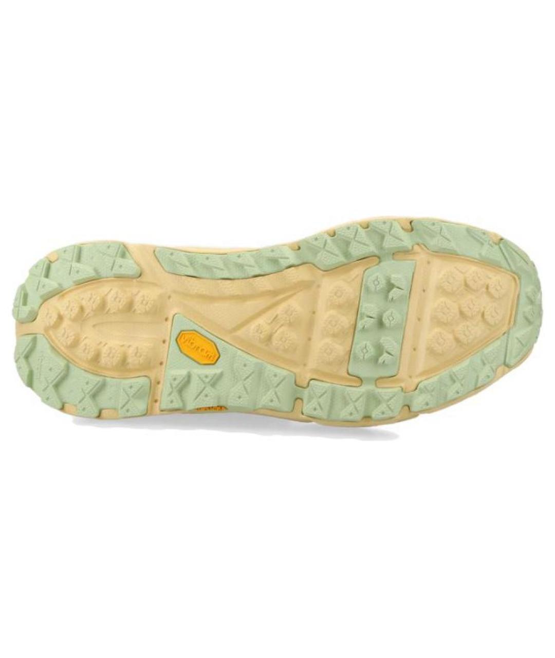 HOKA Желтые замшевые кроссовки, фото 4