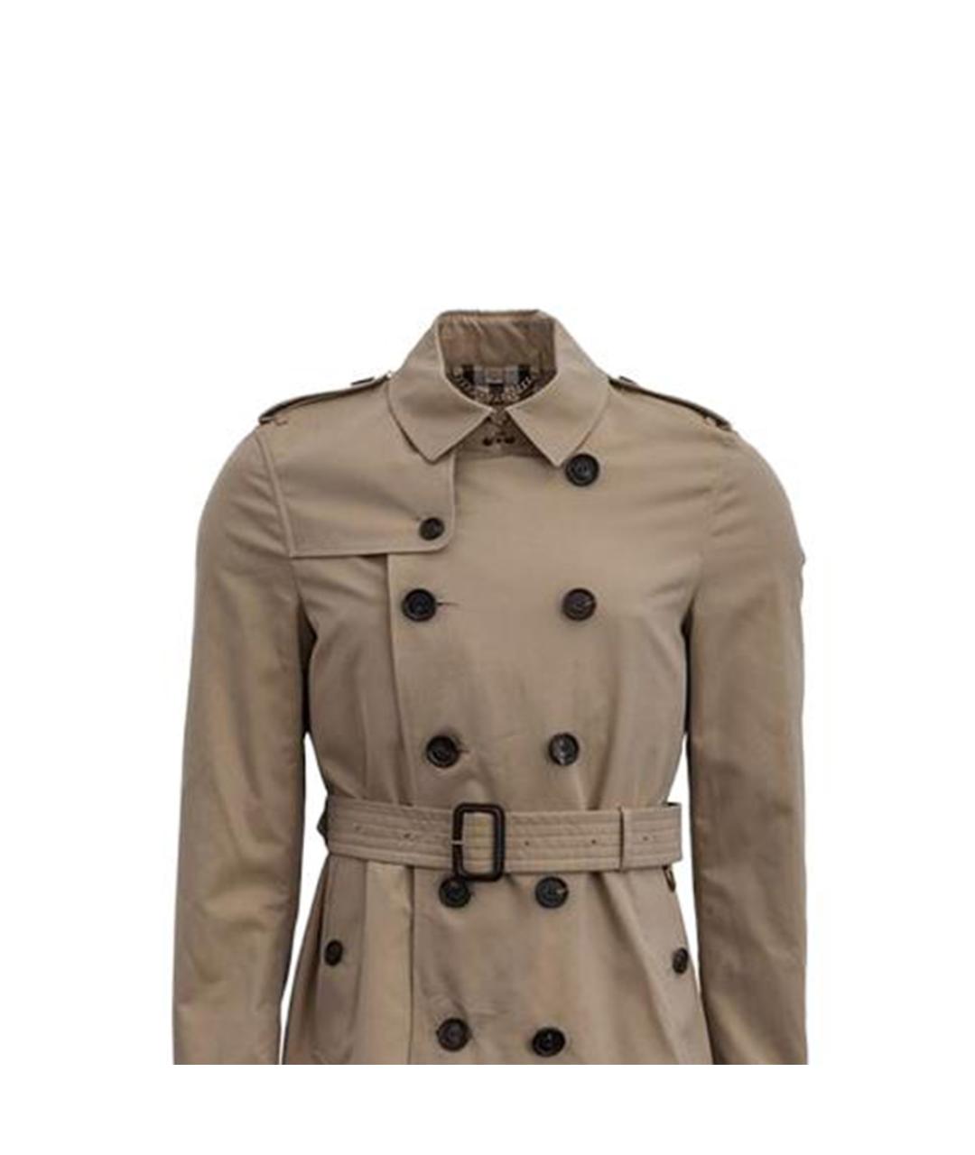 BURBERRY Хаки тренч / плащ, фото 4