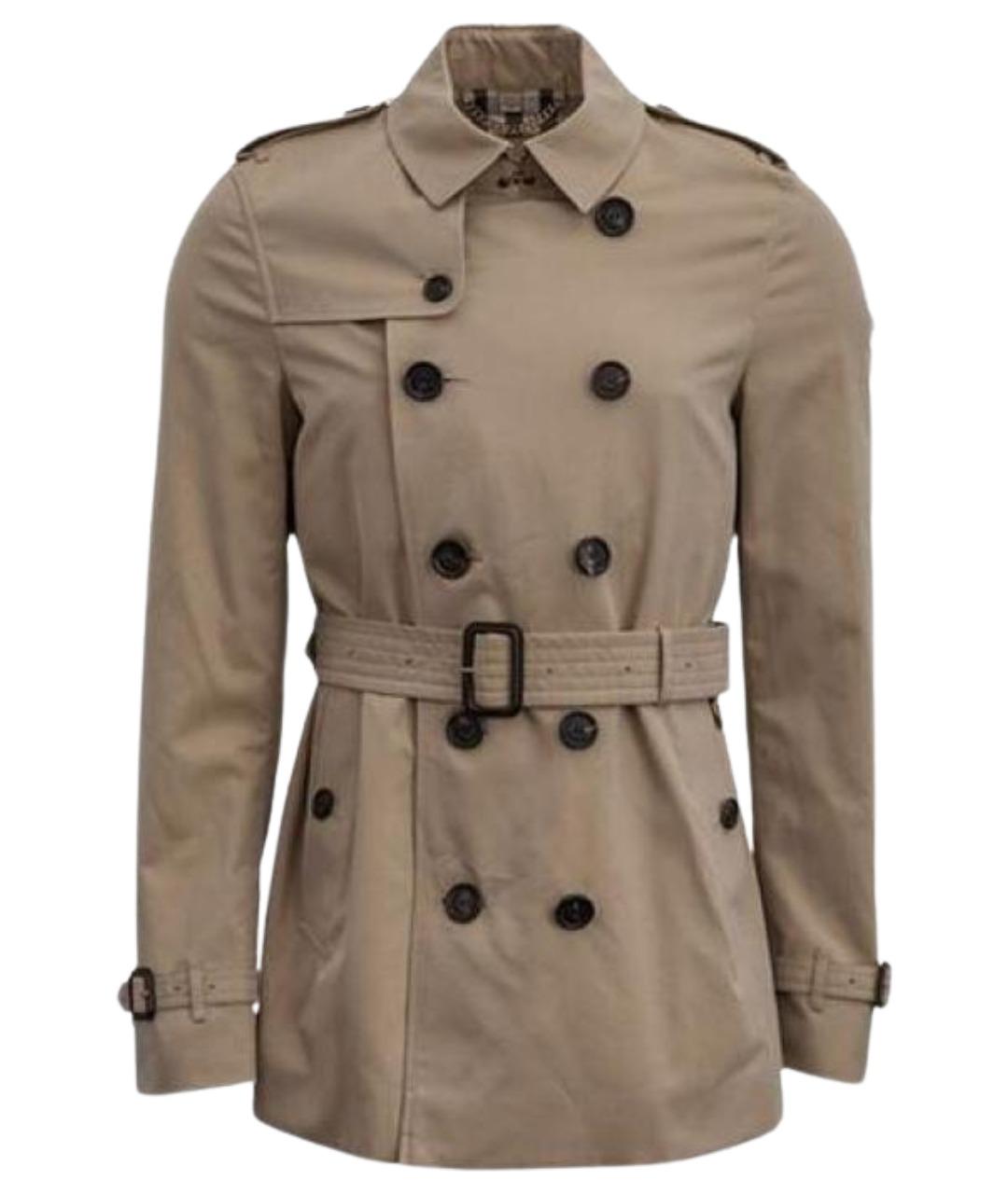 BURBERRY Хаки тренч / плащ, фото 1