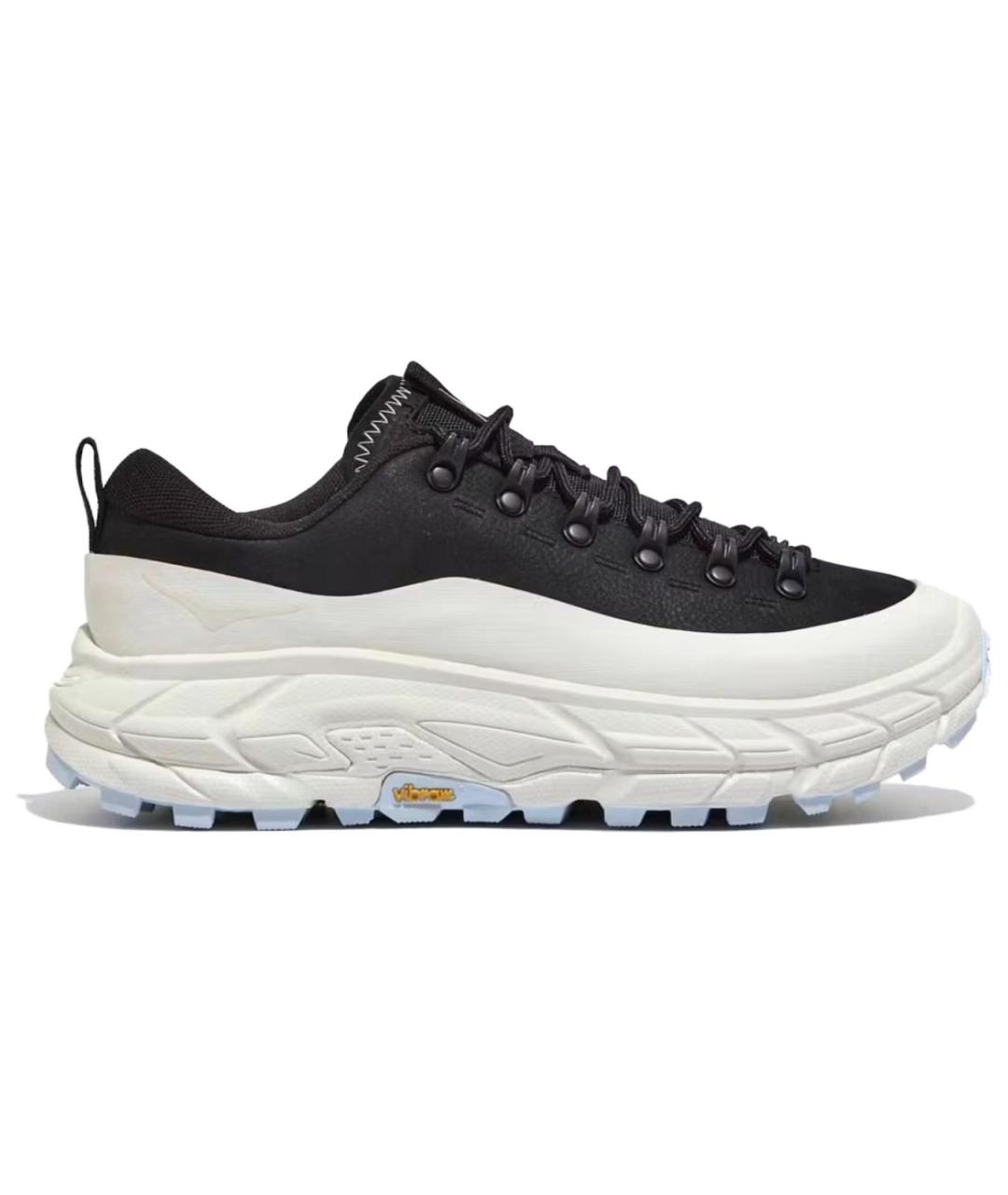 HOKA Черные кожаные кроссовки, фото 1