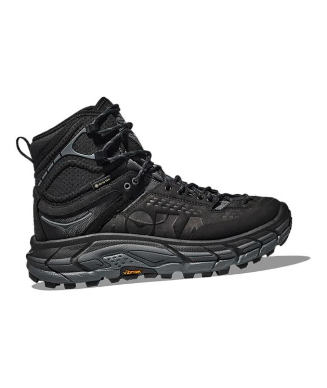 HOKA Черные нубуковые ботинки, фото 1