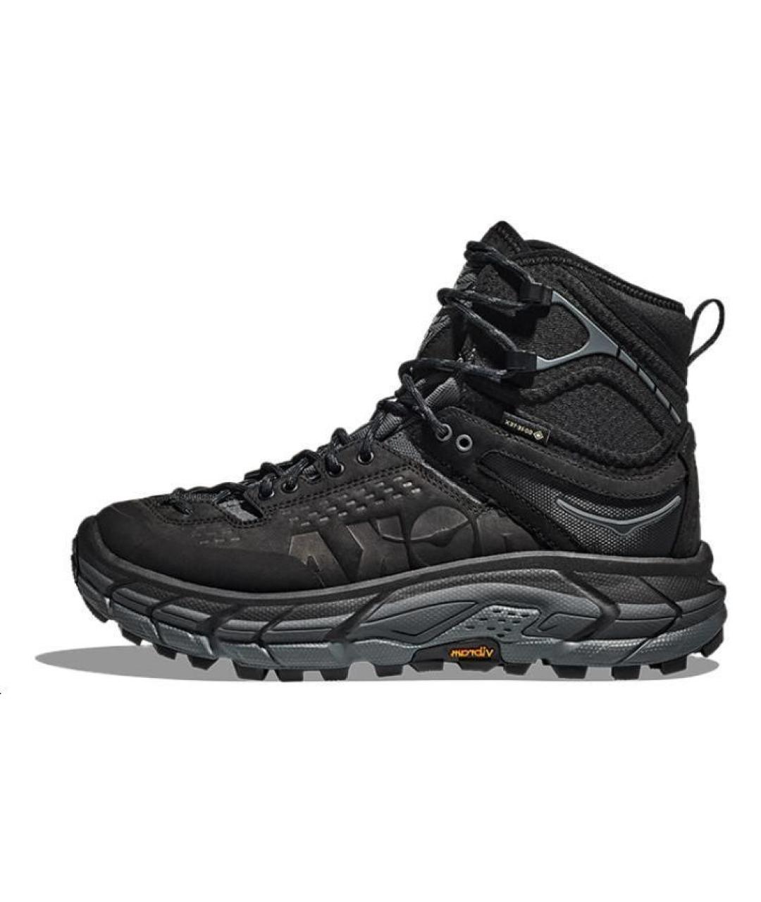 HOKA Черные нубуковые ботинки, фото 2