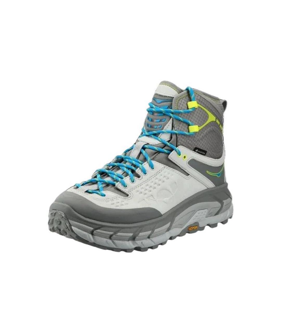 HOKA Зеленые кожаные ботинки, фото 3