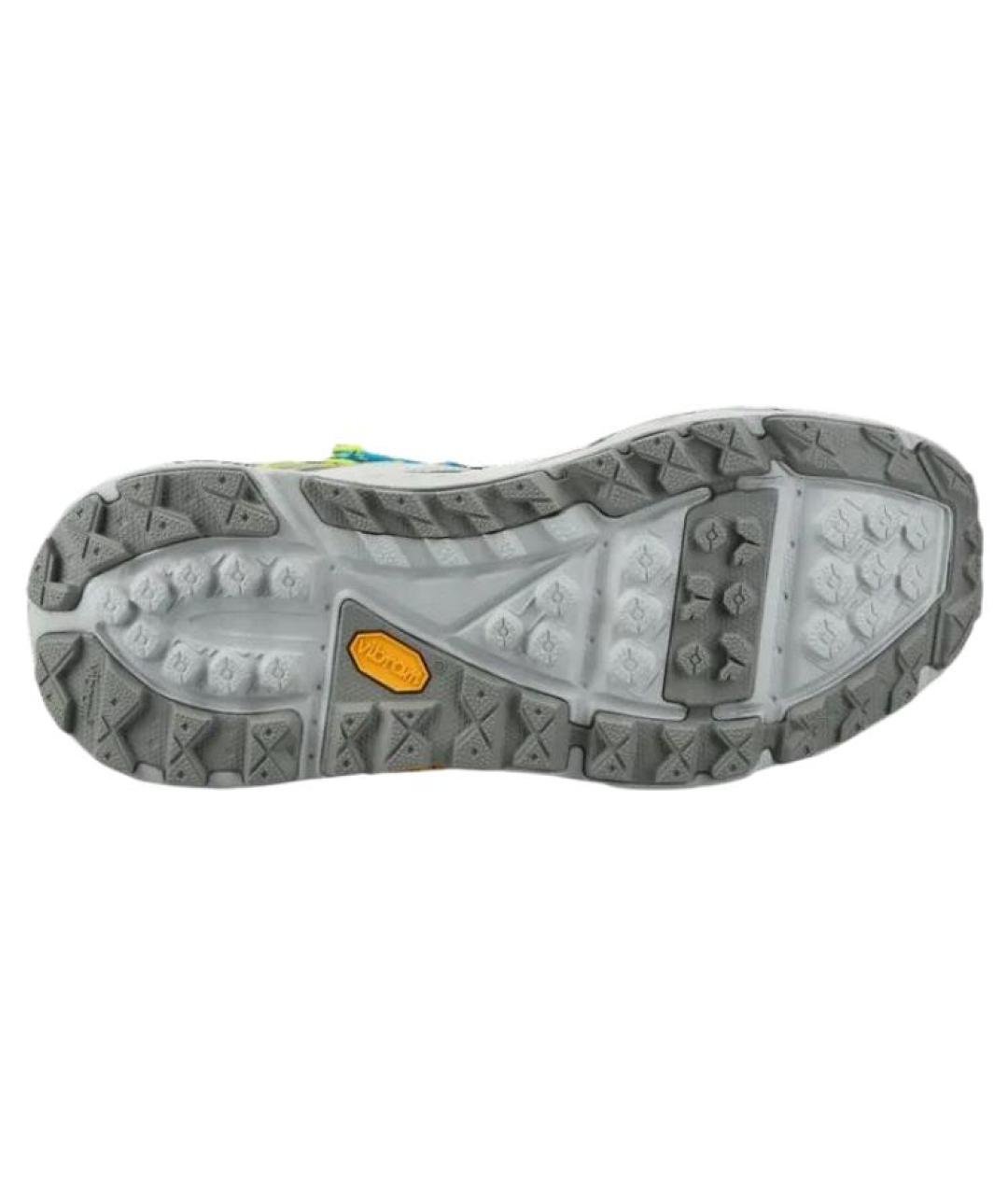 HOKA Зеленые кожаные ботинки, фото 5