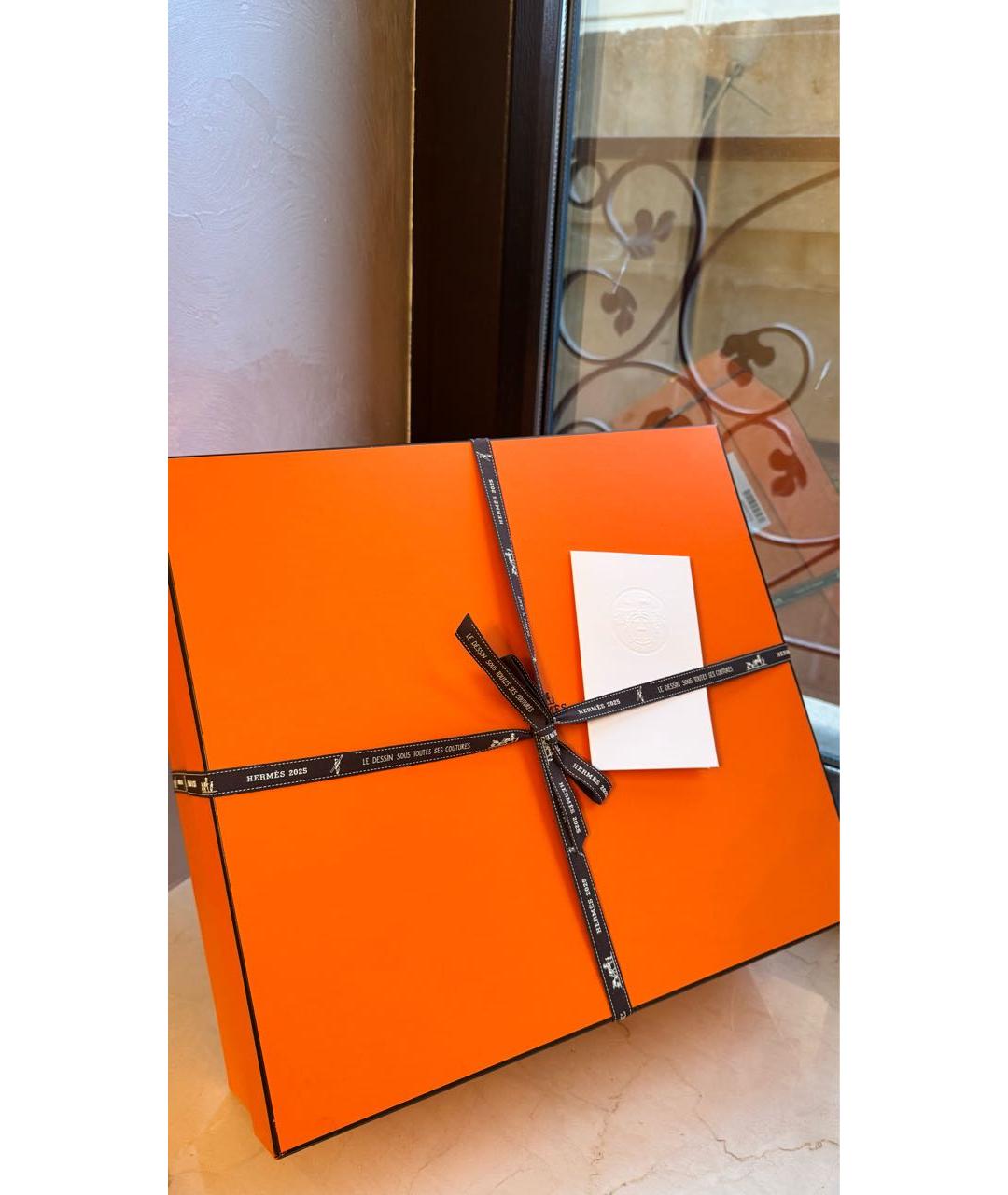 HERMES Зеленая тканевая сумка с короткими ручками, фото 4