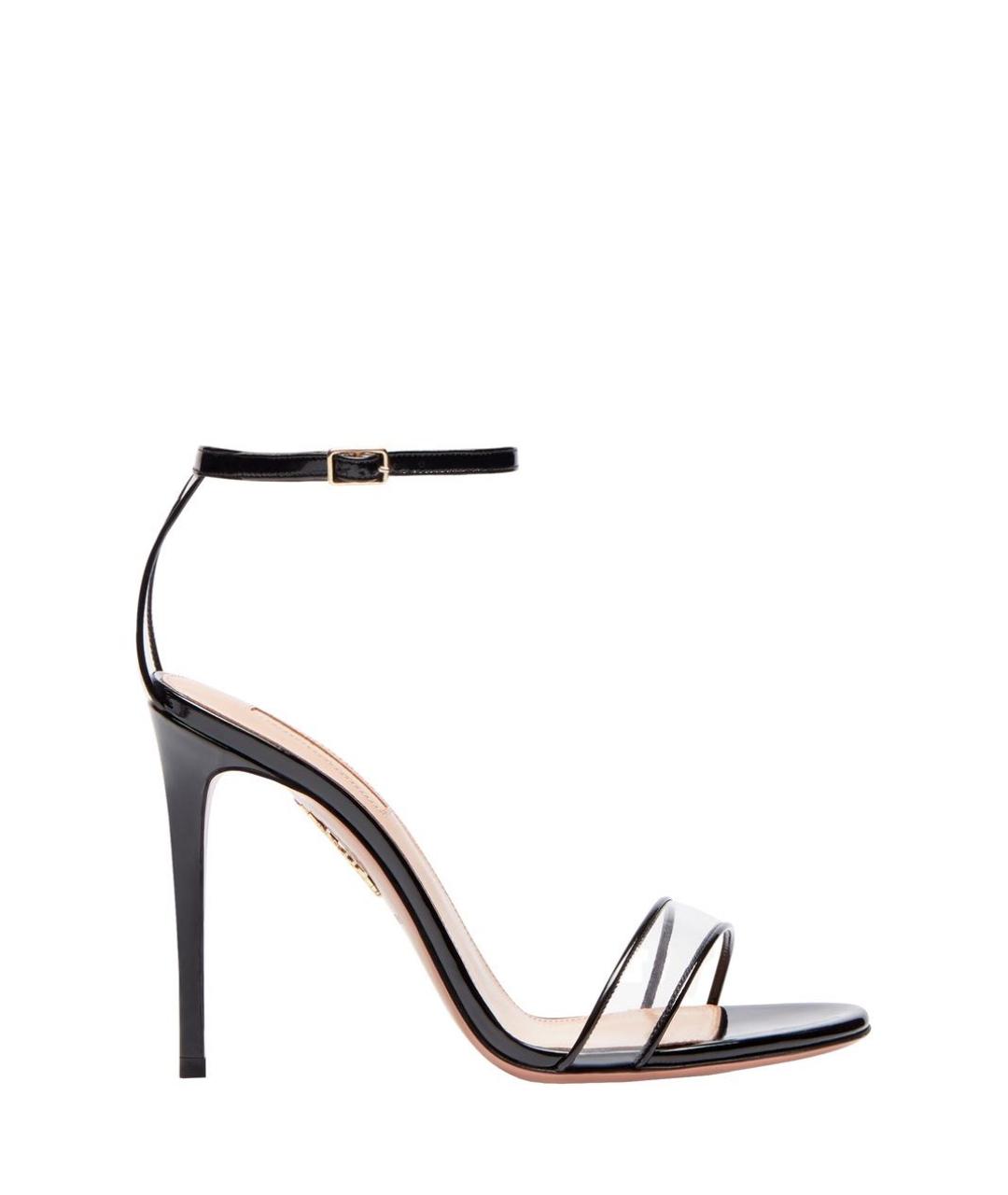 AQUAZZURA Черные босоножки, фото 1