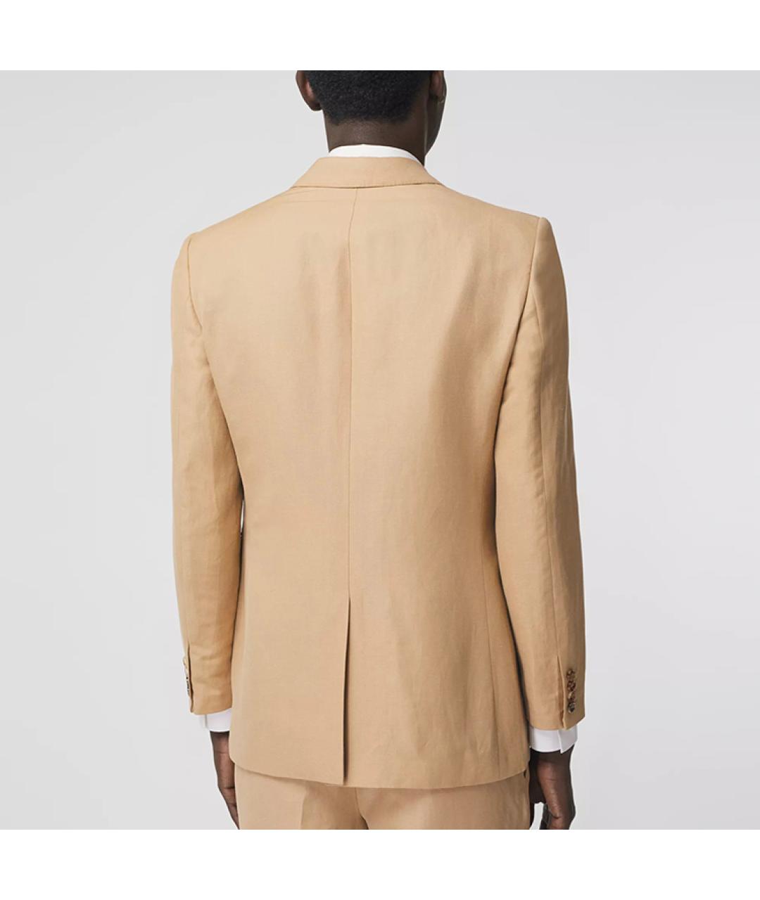 BURBERRY Бежевый пиджак, фото 4