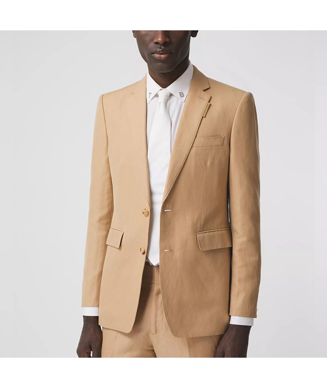 BURBERRY Бежевый пиджак, фото 5