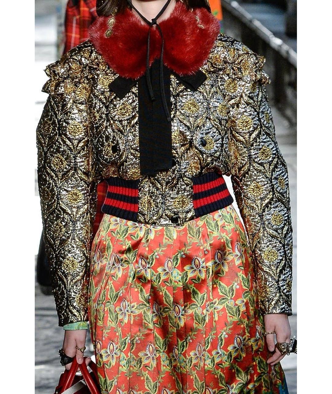 GUCCI Мульти хлопковая куртка, фото 5