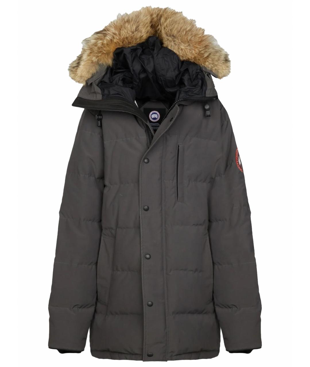 CANADA GOOSE Антрацитовая полиэстеровая парка, фото 1