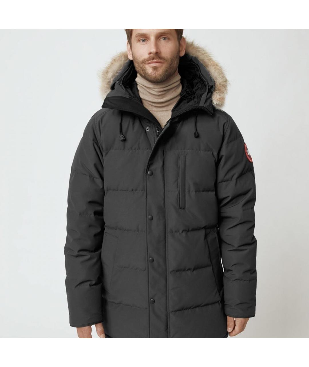 CANADA GOOSE Антрацитовая полиэстеровая парка, фото 5