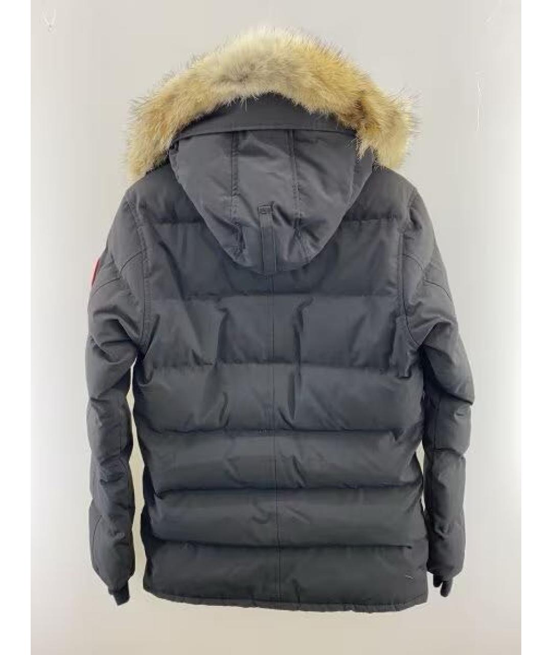 CANADA GOOSE Антрацитовая полиэстеровая парка, фото 2