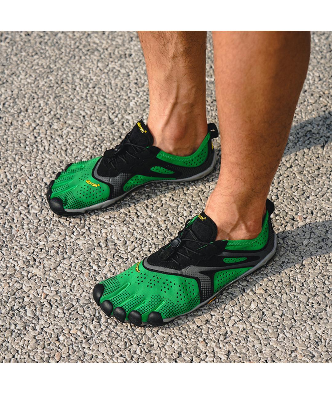 Vibram Зеленые резиновые низкие кроссовки / кеды, фото 6