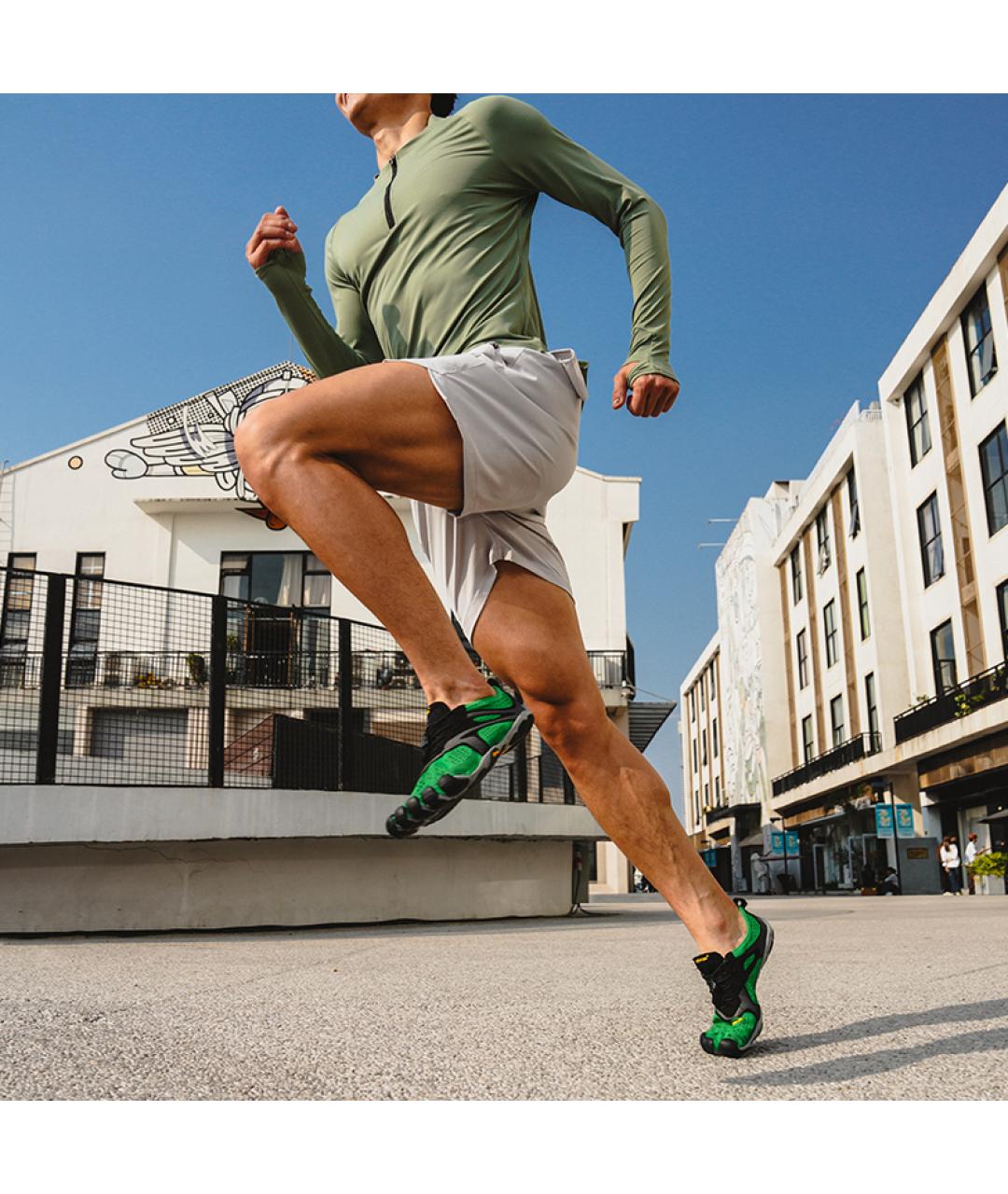 Vibram Зеленые резиновые низкие кроссовки / кеды, фото 5