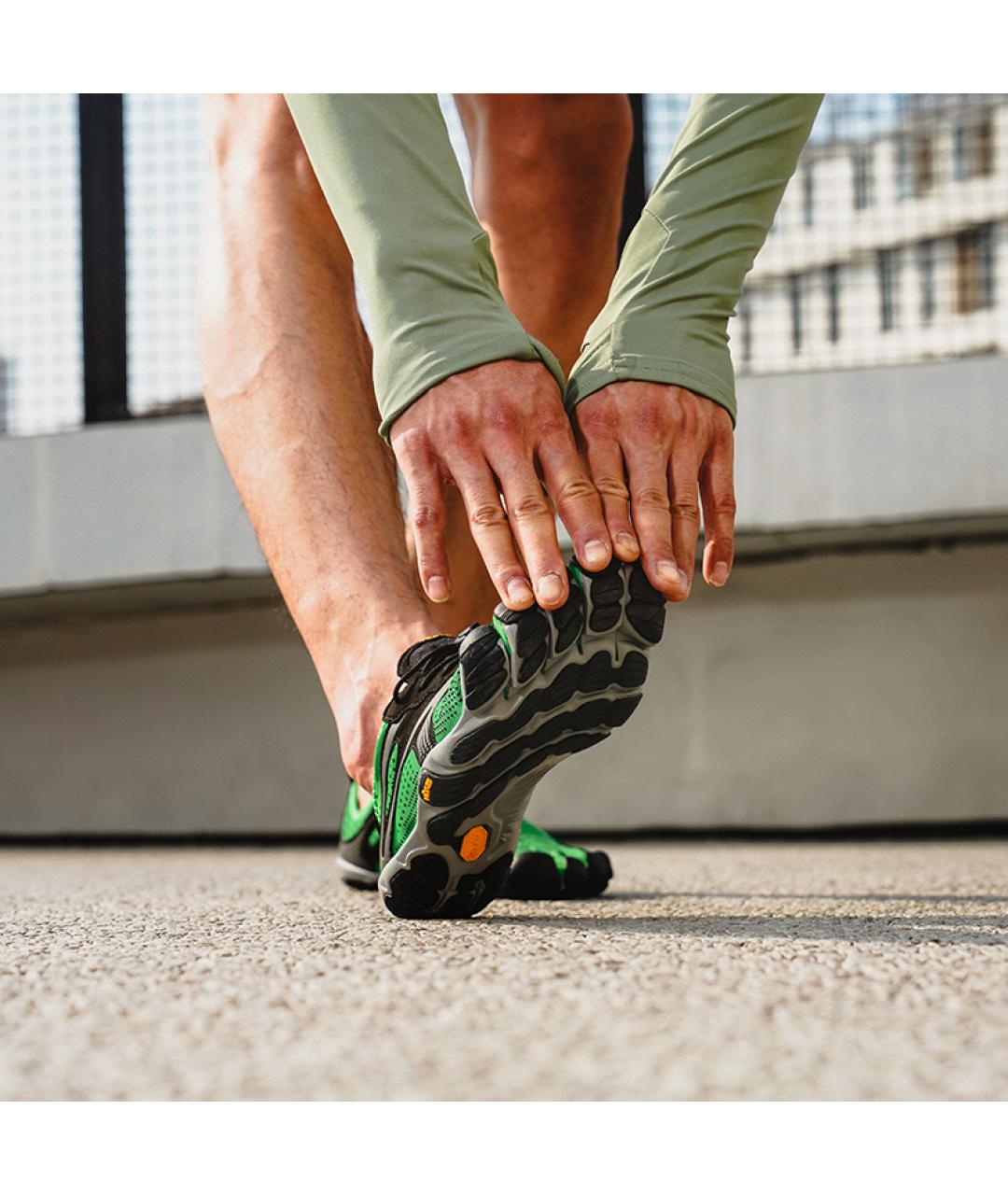 Vibram Зеленые резиновые низкие кроссовки / кеды, фото 7