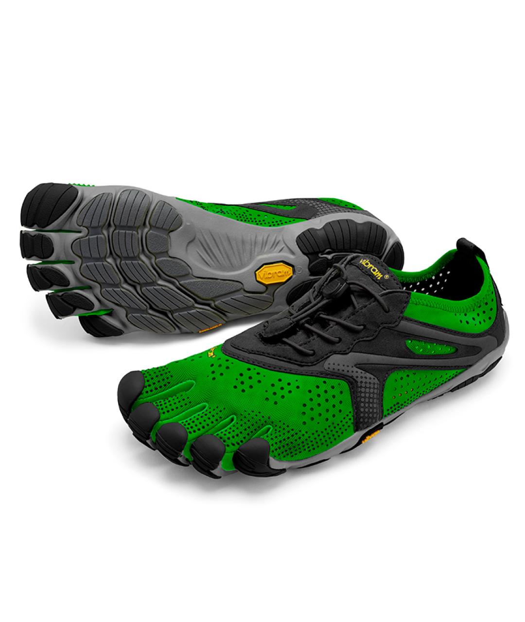 Vibram Зеленые резиновые низкие кроссовки / кеды, фото 4