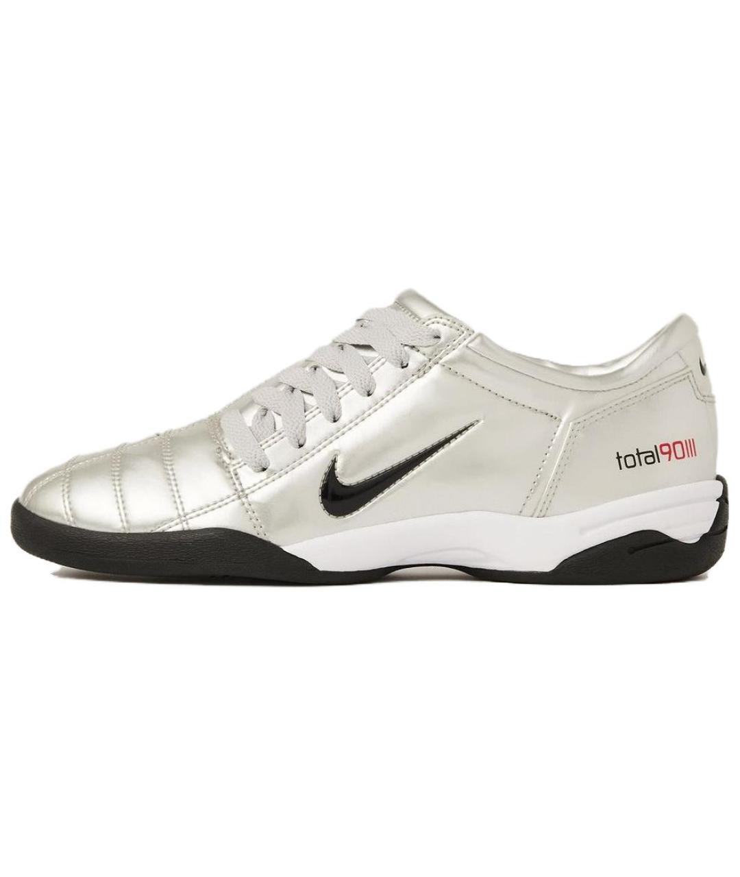 NIKE Серебряные низкие кроссовки / кеды, фото 2