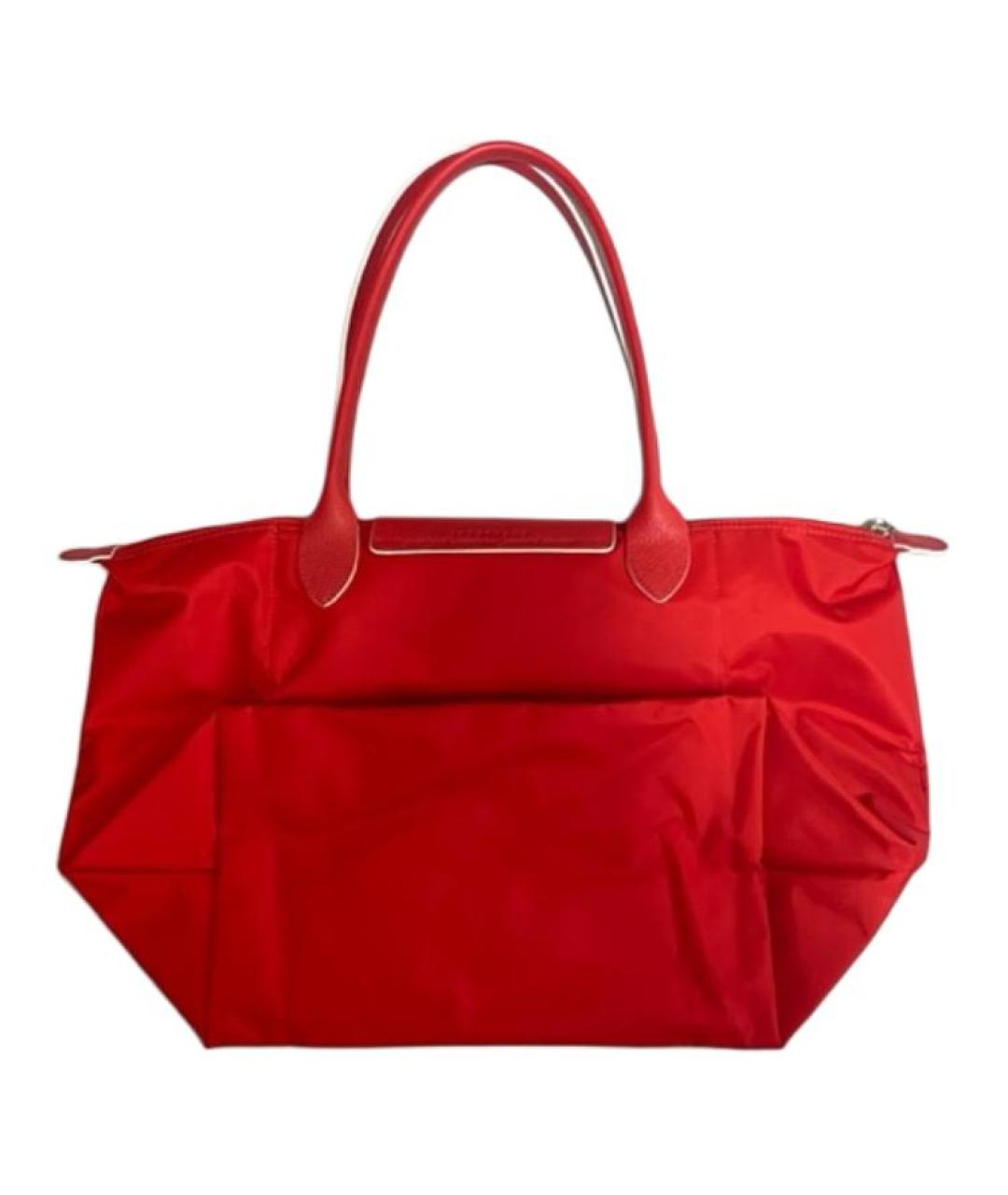 LONGCHAMP Красная сумка тоут, фото 4
