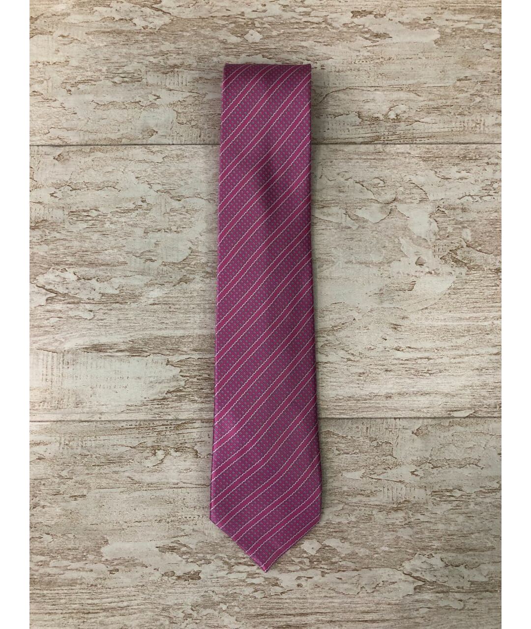 STEFANO RICCI Розовый шелковый галстук, фото 5