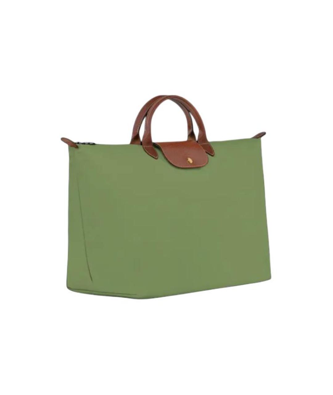 LONGCHAMP Зеленая дорожная/спортивная сумка, фото 2