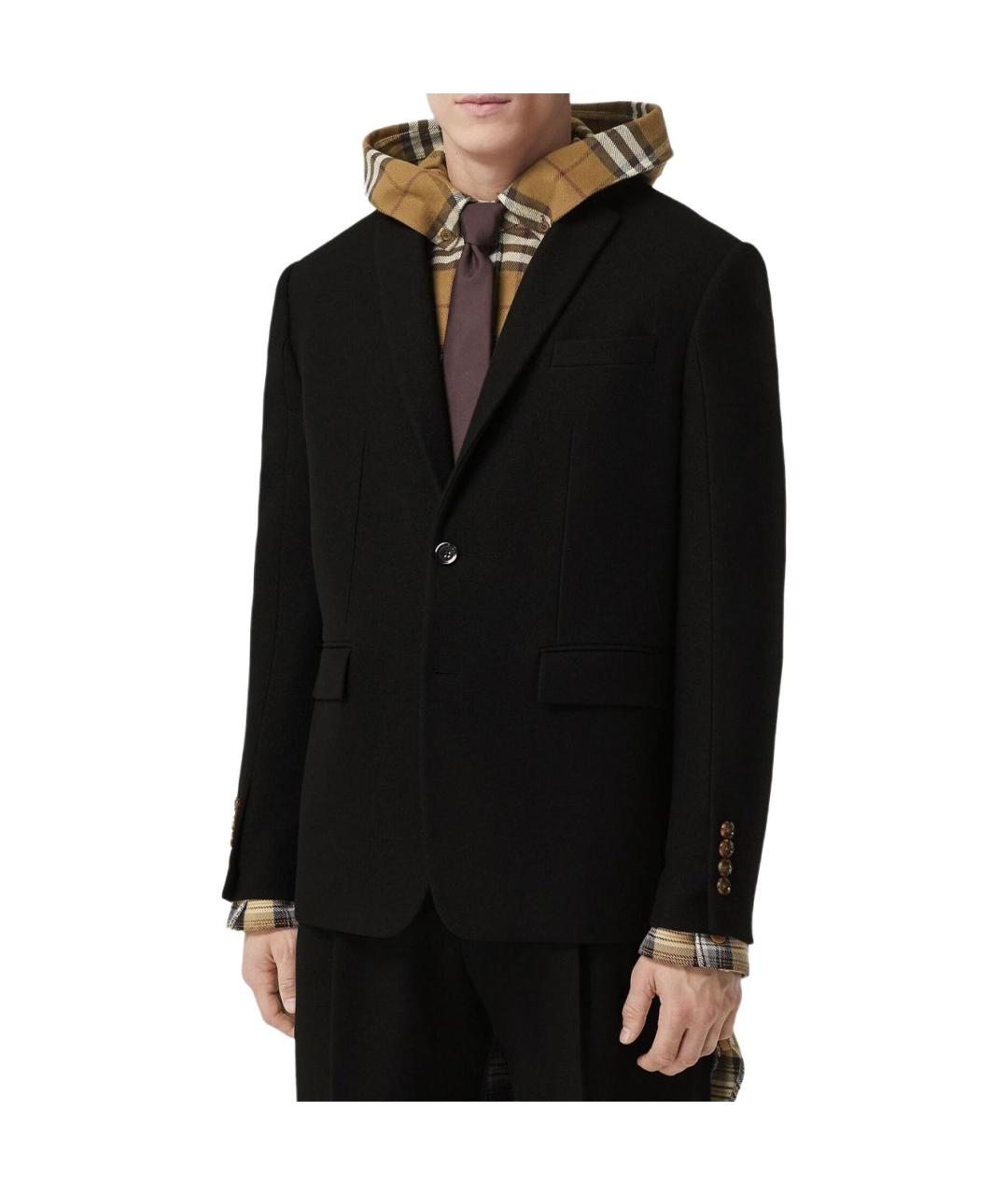 BURBERRY Черный пиджак, фото 4