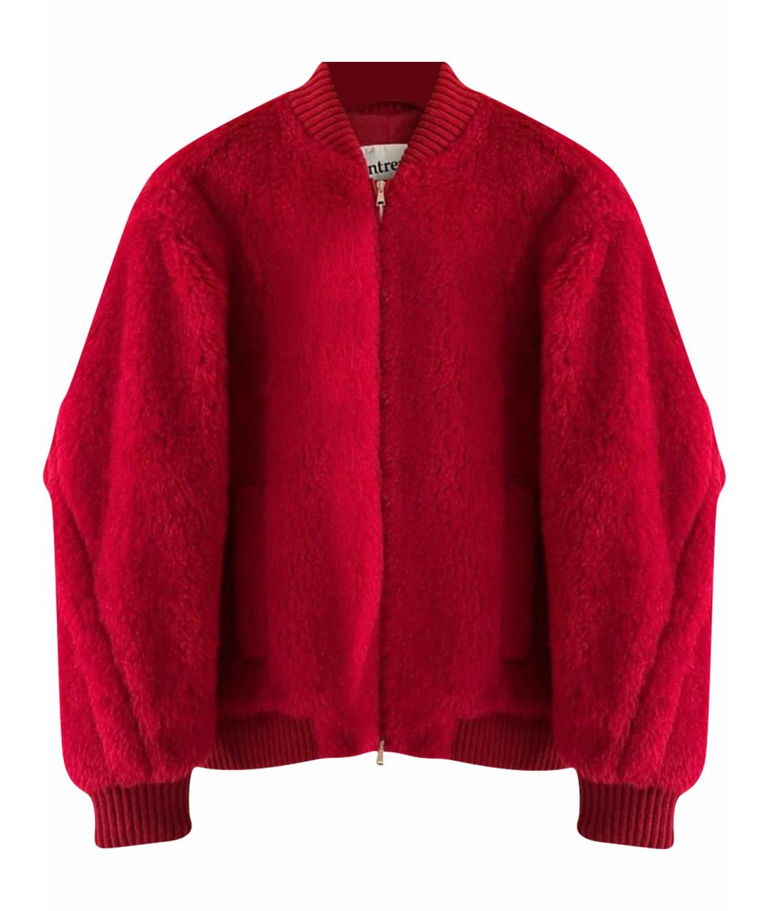 MAX MARA Красная шерстяная куртка, фото 1