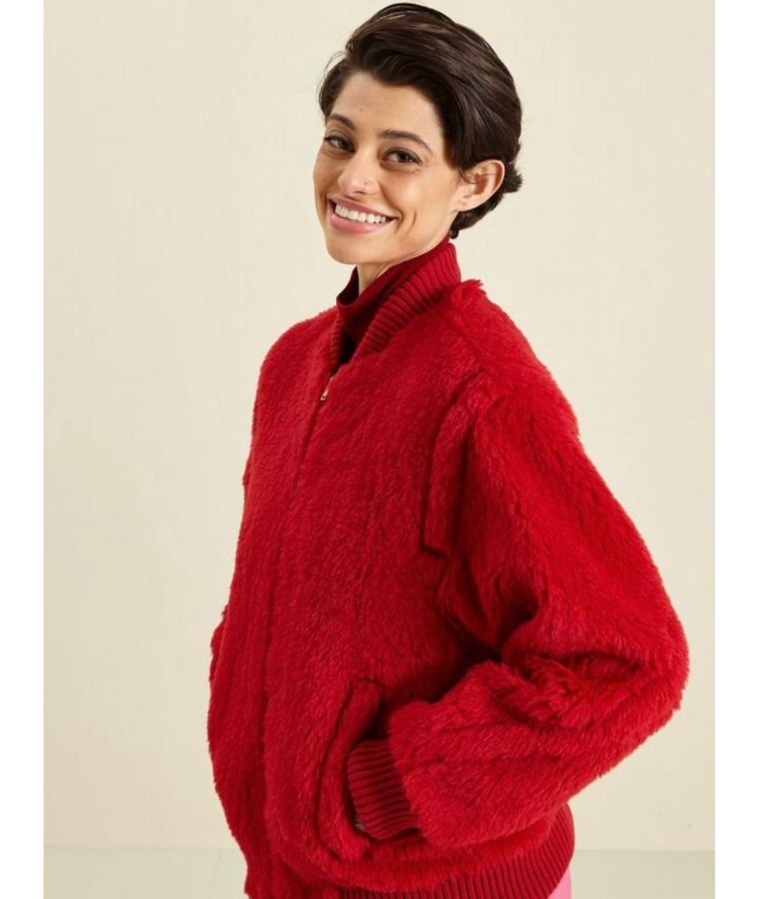 MAX MARA Красная шерстяная куртка, фото 6