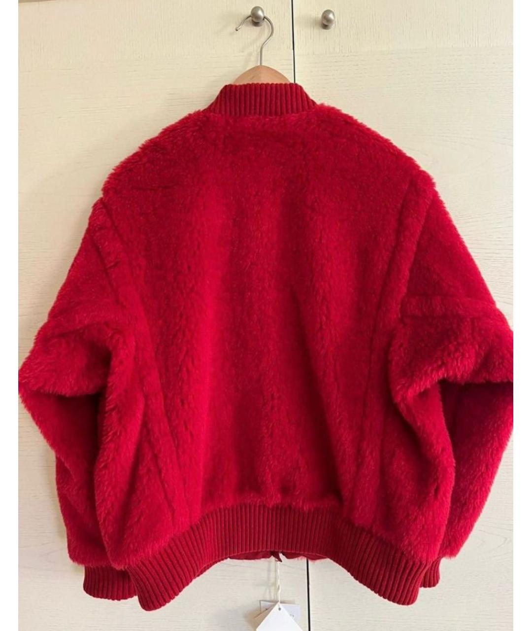 MAX MARA Красная шерстяная куртка, фото 2