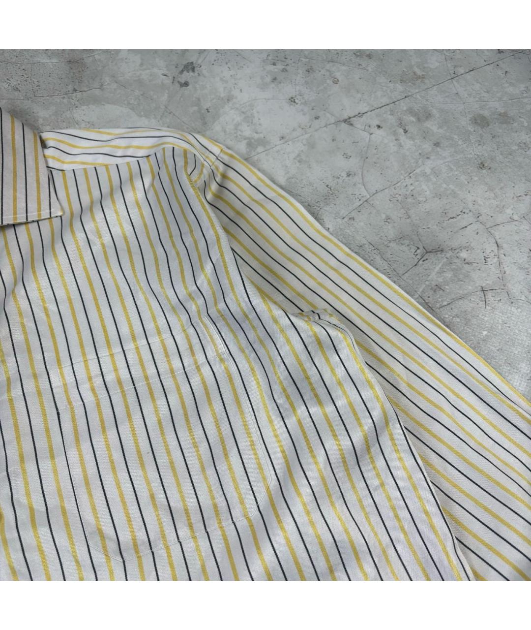 ERMENEGILDO ZEGNA XXX Белая хлопковая классическая рубашка, фото 4