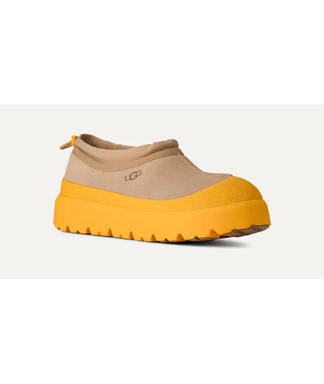 UGG AUSTRALIA Бежевые замшевые ботинки, фото 2