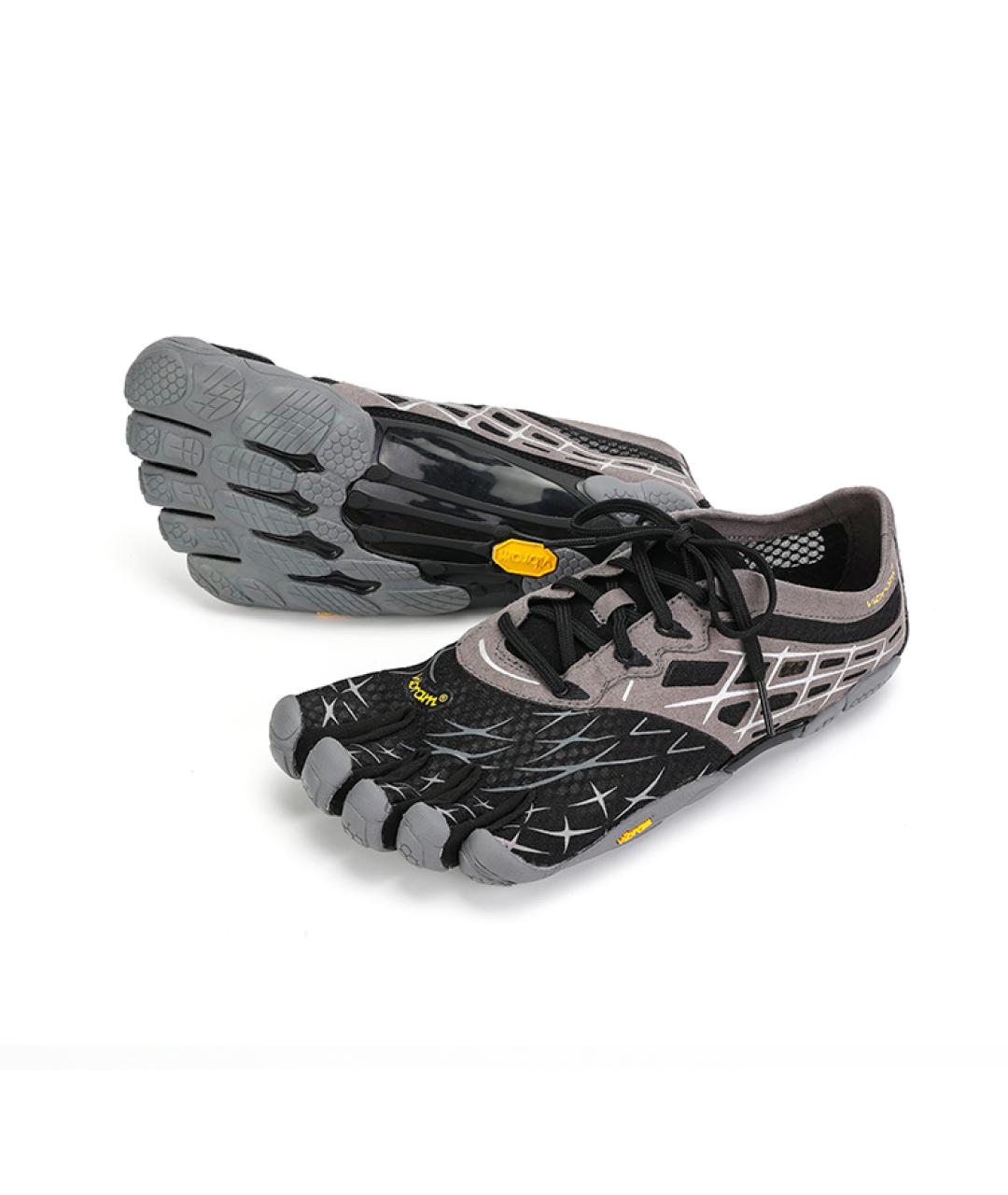 VIBRAM Черные низкие кроссовки / кеды, фото 3