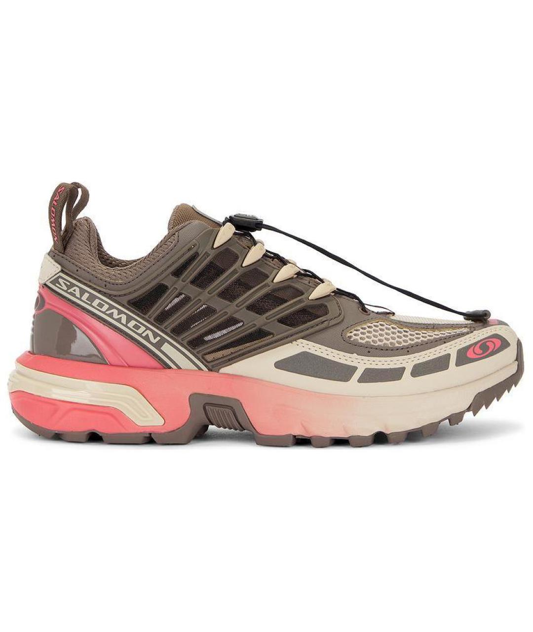 SALOMON Коричневые низкие кроссовки / кеды, фото 1