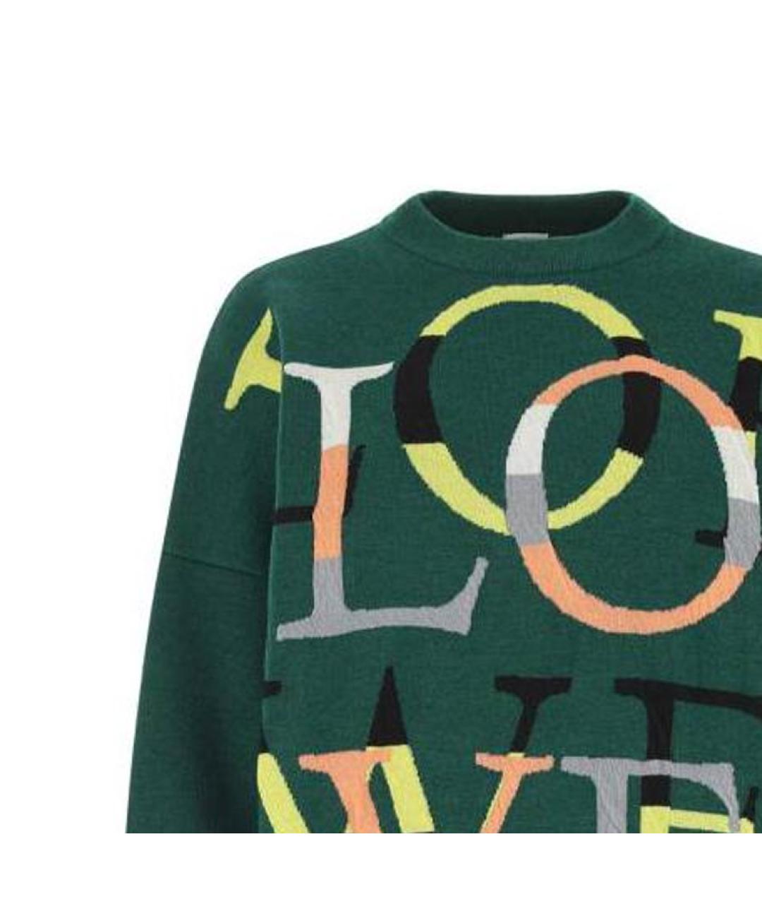 LOEWE Зеленый джемпер / свитер, фото 5